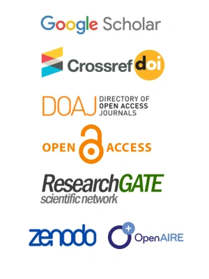 Journal Indexing Logos - Crossref, Google Scholar, DOAJ, Web of Science